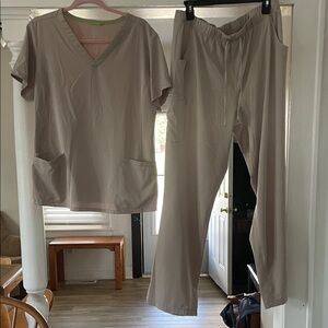 Healing Hands Beige scrubs